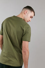 Immaculate Vegan - Altid Clothing Low Carbon Cotton Graphic T-shirt | Khaki