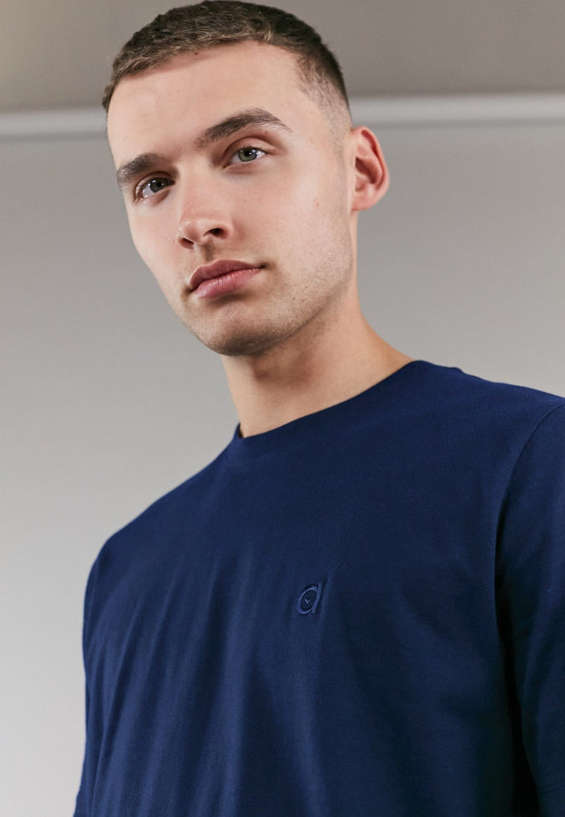 Altid Clothing Low Carbon Cotton T-shirt | Navy