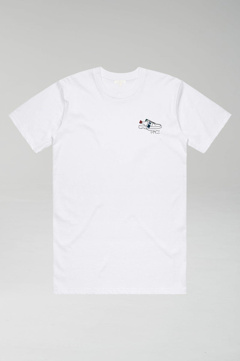 Altid Clothing Low Carbon Cotton Trace Graphic T-shirt | White