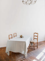 Immaculate Vegan - AmourLinen Linen tablecloth in Sage Green 79x79" / 200x200 cm / Sage Green