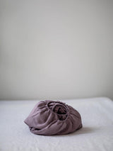 Immaculate Vegan - AmourLinen Linen fitted sheet in Dusty Lavender AU King / Dusty Lavender