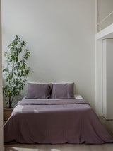 Immaculate Vegan - AmourLinen Linen bedding set in Dusty Lavender AU King + Standart / Dusty Lavender