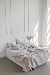 Immaculate Vegan - AmourLinen Linen bedding set in Cream