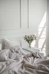 Immaculate Vegan - AmourLinen Linen bedding set in Cream