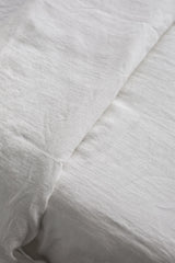 Immaculate Vegan - AmourLinen Linen duvet cover in White