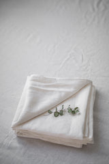 Immaculate Vegan - AmourLinen Linen flat sheet in White