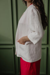 Immaculate Vegan - AmourLinen Linen oversized jacket Kyiv