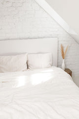 Immaculate Vegan - AmourLinen Linen pillowcase in White