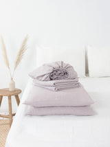 Immaculate Vegan - AmourLinen Linen sheets set in Dusty Rose