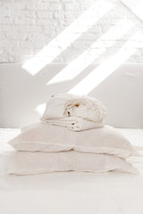 Immaculate Vegan - AmourLinen Linen sheets set in White