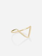 Ana Dyla Avantgarde Recycled 14ct Gold Ring 17