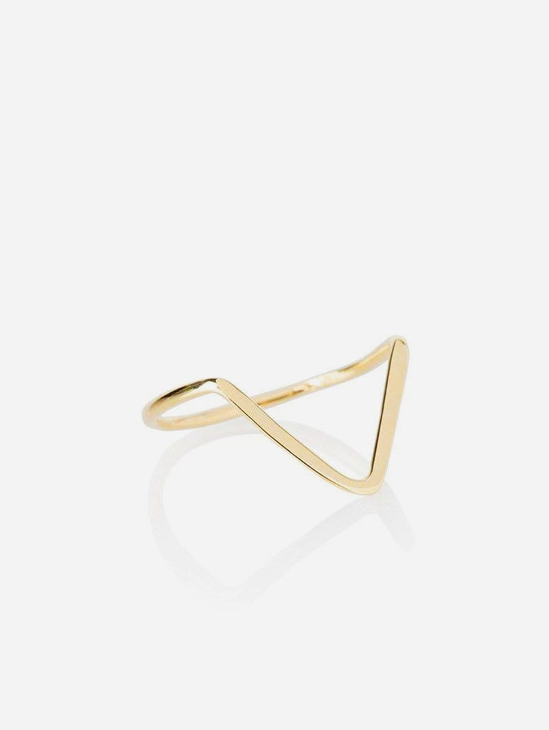 Ana Dyla Avantgarde Recycled 14ct Gold Ring 17