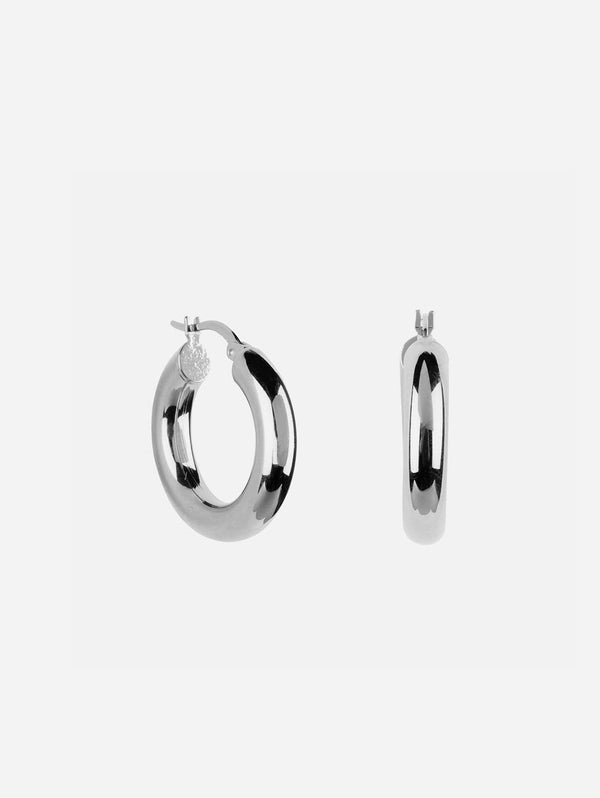 Ana Dyla Aria Recycled 925 Sterling Silver Hoop Earrings