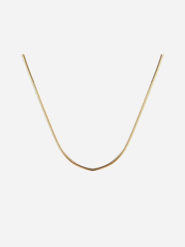Ana Dyla Inez Recycled 925 Sterling Silver Necklace | Gold Vermeil