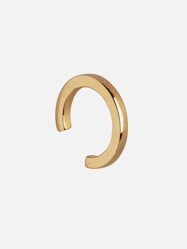 Ana Dyla Maya Recycled 925 Sterling Silver Ear Cuff | Gold Vermeil