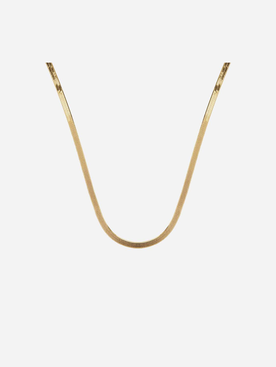 Ana Dyla Zara Recycled 925 Sterling Silver Necklace | Gold Vermeil