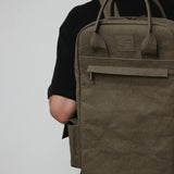 Immaculate Vegan - ARGOT Verlan Vegan Leather Wood Backpack | Olive