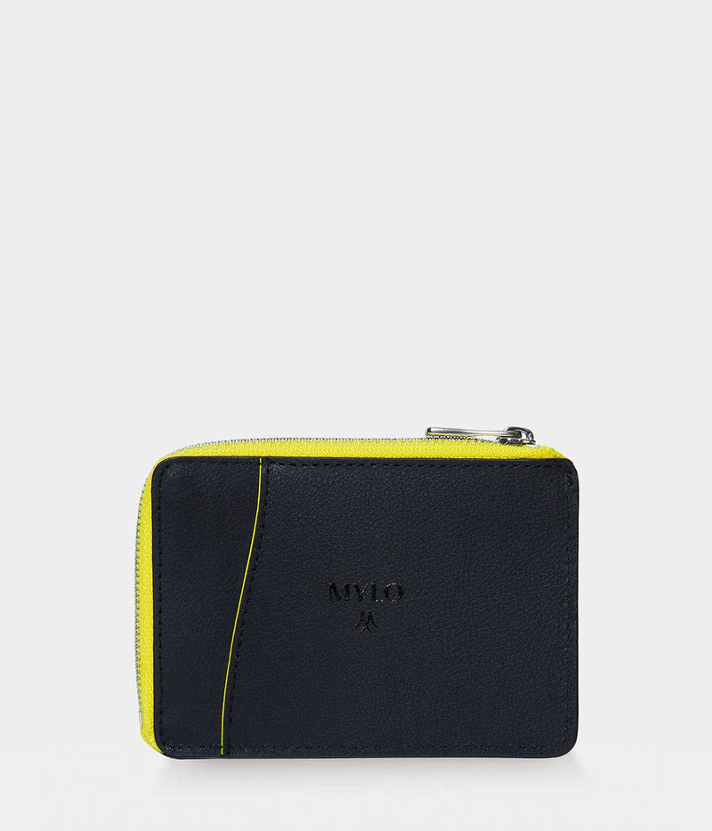 ASHOKA Paris Grand porte-carte en champignon zippé Mylo™️ jaune