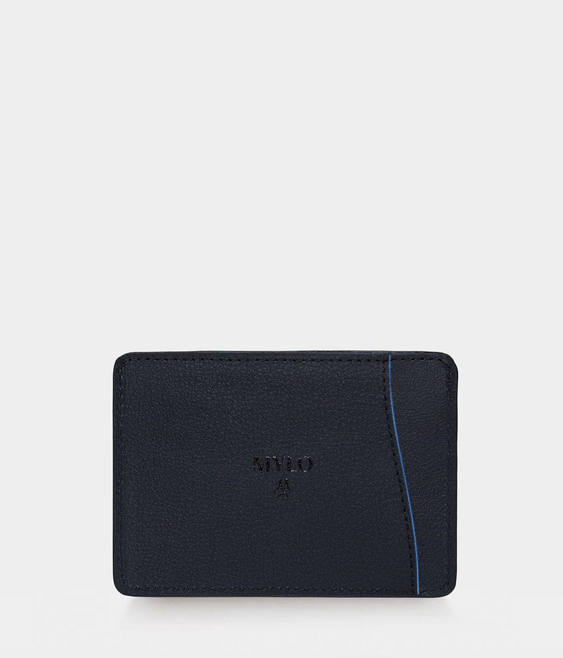 ASHOKA Paris Grand porte-cartes en champignon Mylo™️ bleu