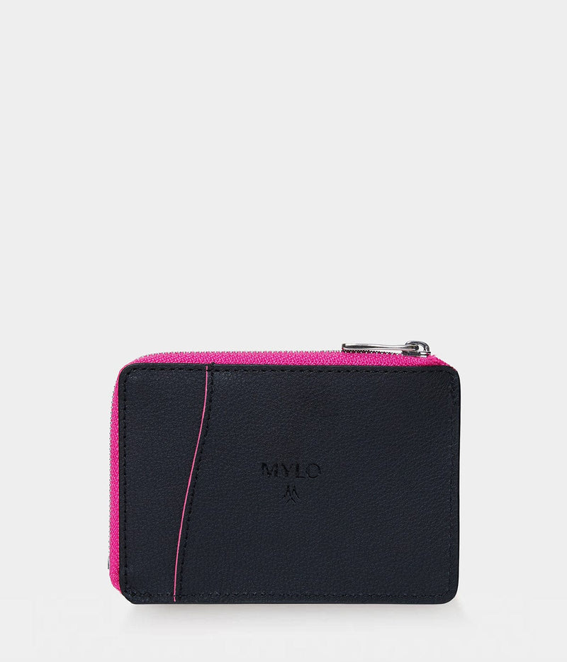 ASHOKA Paris Grand porte-cartes en champignon zippé Mylo™️ rose