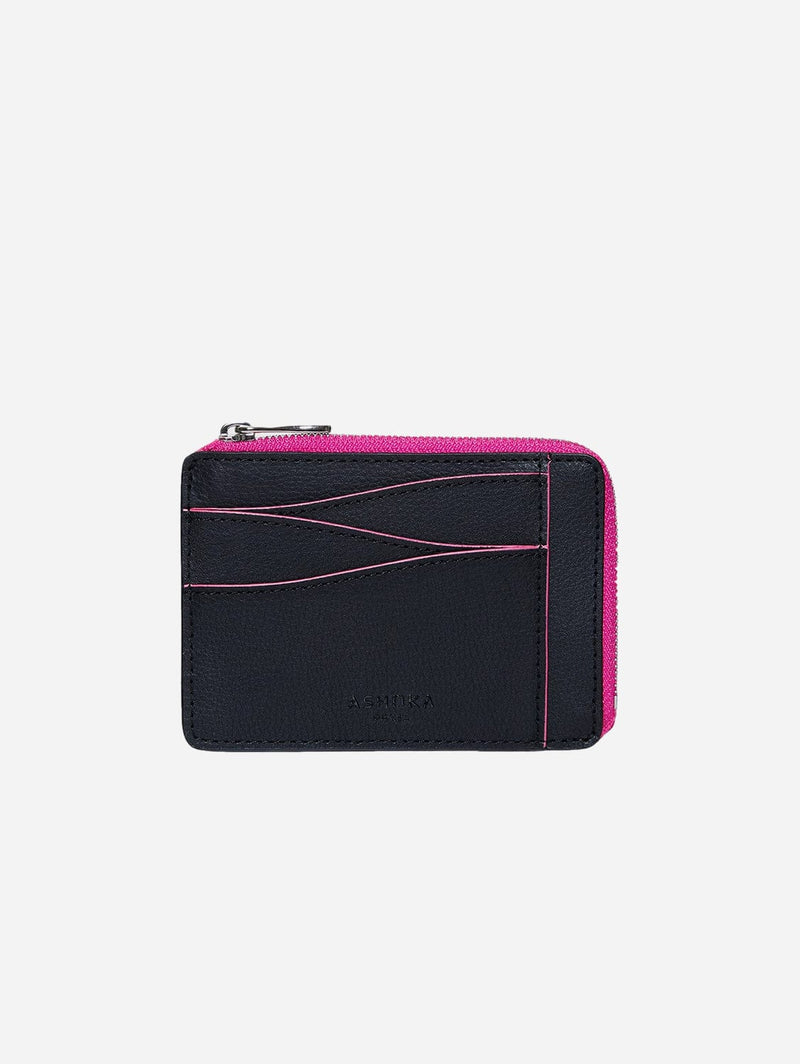ASHOKA Paris Grand porte-cartes en champignon zippé Mylo™️ rose