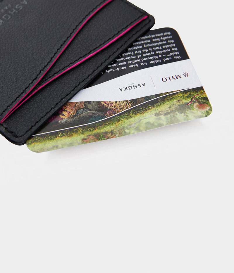 ASHOKA Paris Porte-cartes en champignon Mylo™️ rose