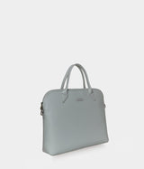 Immaculate Vegan - ASHOKA Paris Porte-documents full Apple Skin City gris perle