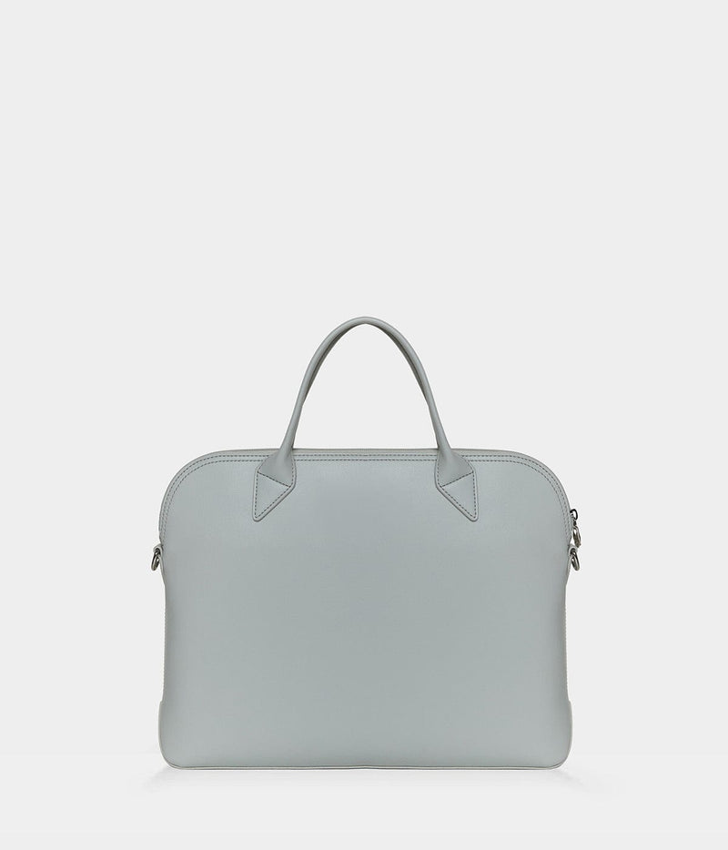 ASHOKA Paris Porte-documents full Apple Skin City gris perle