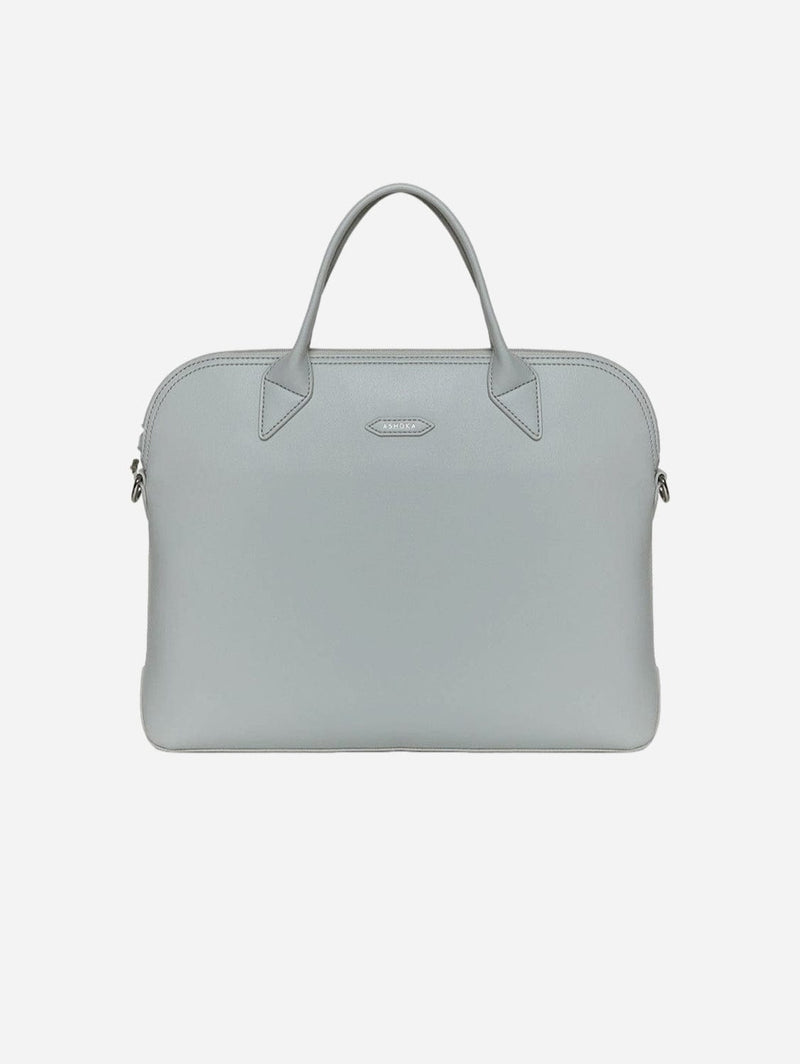 ASHOKA Paris Porte-documents full Apple Skin City gris perle