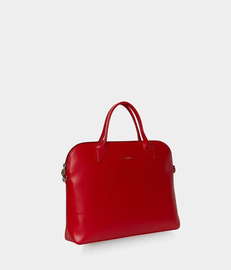 ASHOKA Paris Porte-documents full Apple Skin City rouge