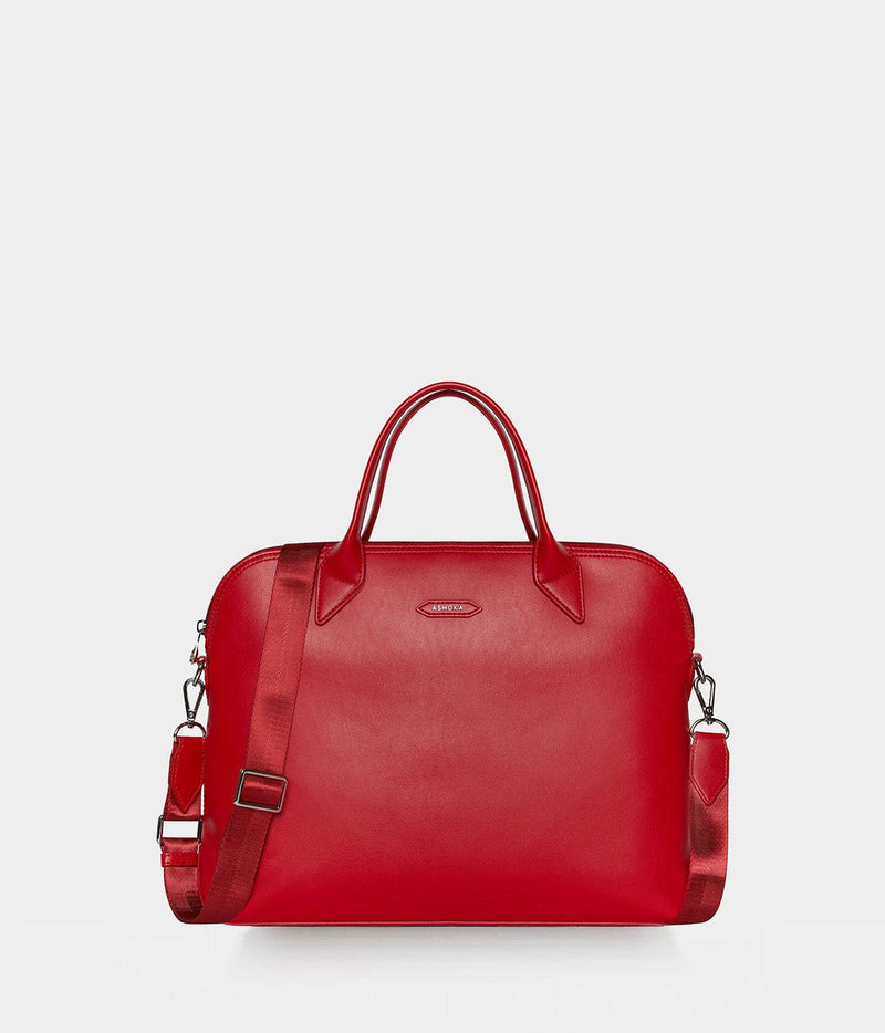 ASHOKA Paris Porte-documents full Apple Skin City rouge