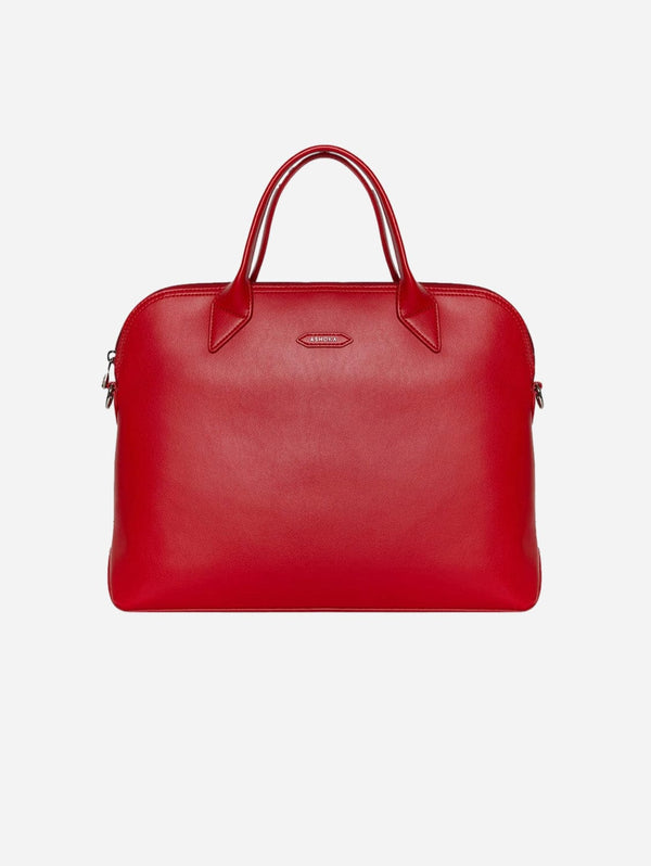 ASHOKA Paris Porte-documents full Apple Skin City rouge