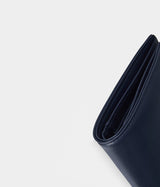Immaculate Vegan - ASHOKA Paris Portefeuille homme Apple Skin Bleu marine