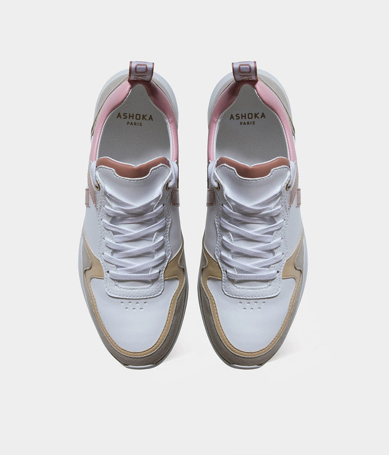 ASHOKA Paris Running Lewis biosourcée & recyclée trio de roses