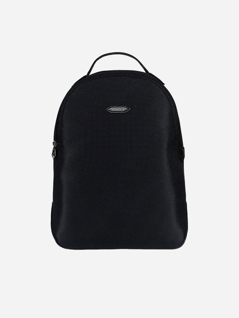 ASHOKA Paris Sac à dos Lively Apple Skin et Nylon recyclé noir