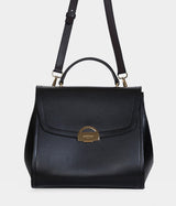 Immaculate Vegan - ASHOKA Paris Sac à main Paname full Apple Skin noir
