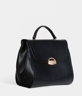Immaculate Vegan - ASHOKA Paris Sac à main Paname full Apple Skin noir