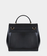 Immaculate Vegan - ASHOKA Paris Sac à main Paname full Apple Skin noir