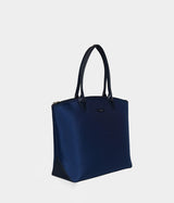 Immaculate Vegan - ASHOKA Paris Sac cabas Jolly Apple Skin et Nylon recyclé bleu marine