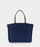 Immaculate Vegan - ASHOKA Paris Sac cabas Jolly Apple Skin et Nylon recyclé bleu marine