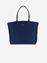 Immaculate Vegan - ASHOKA Paris Sac cabas Jolly Apple Skin et Nylon recyclé bleu marine