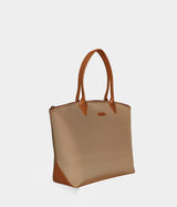 Immaculate Vegan - ASHOKA Paris Sac cabas Jolly Apple Skin et Nylon recyclé caramel