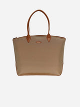 Immaculate Vegan - ASHOKA Paris Sac cabas Jolly Apple Skin et Nylon recyclé caramel