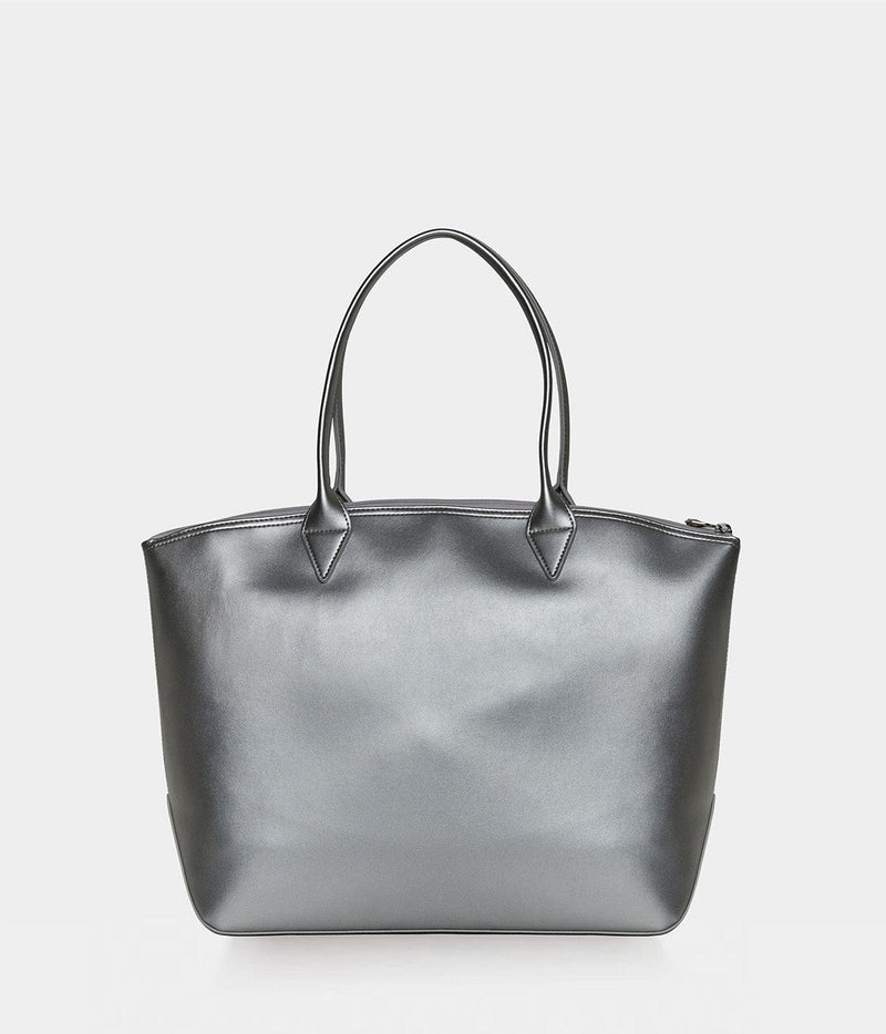 ASHOKA Paris Sac cabas Jolly full Apple Skin argent