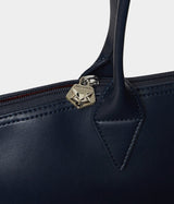 Immaculate Vegan - ASHOKA Paris Sac cabas Jolly full Apple Skin bleu marine