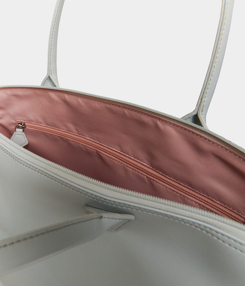 ASHOKA Paris Sac cabas Jolly full Apple Skin gris perle