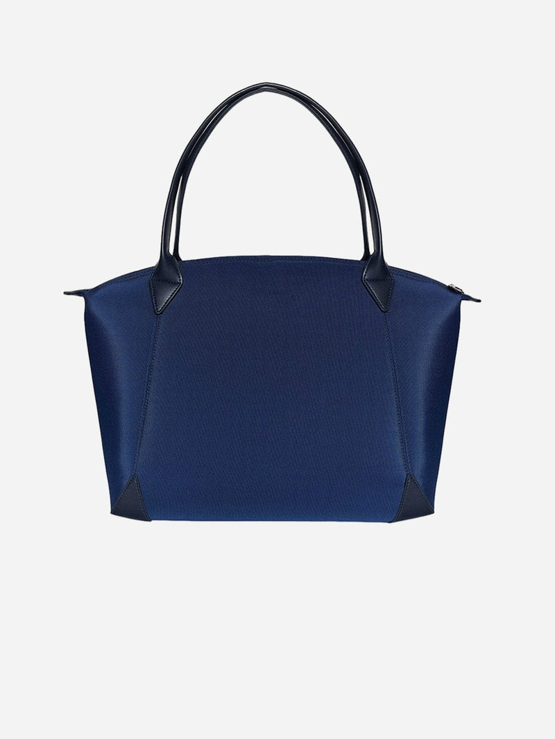 ASHOKA Paris Sac Journey Apple Skin et Nylon recyclé bleu marine