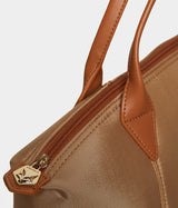 Immaculate Vegan - ASHOKA Paris Sac Journey Apple Skin et Nylon recyclé caramel