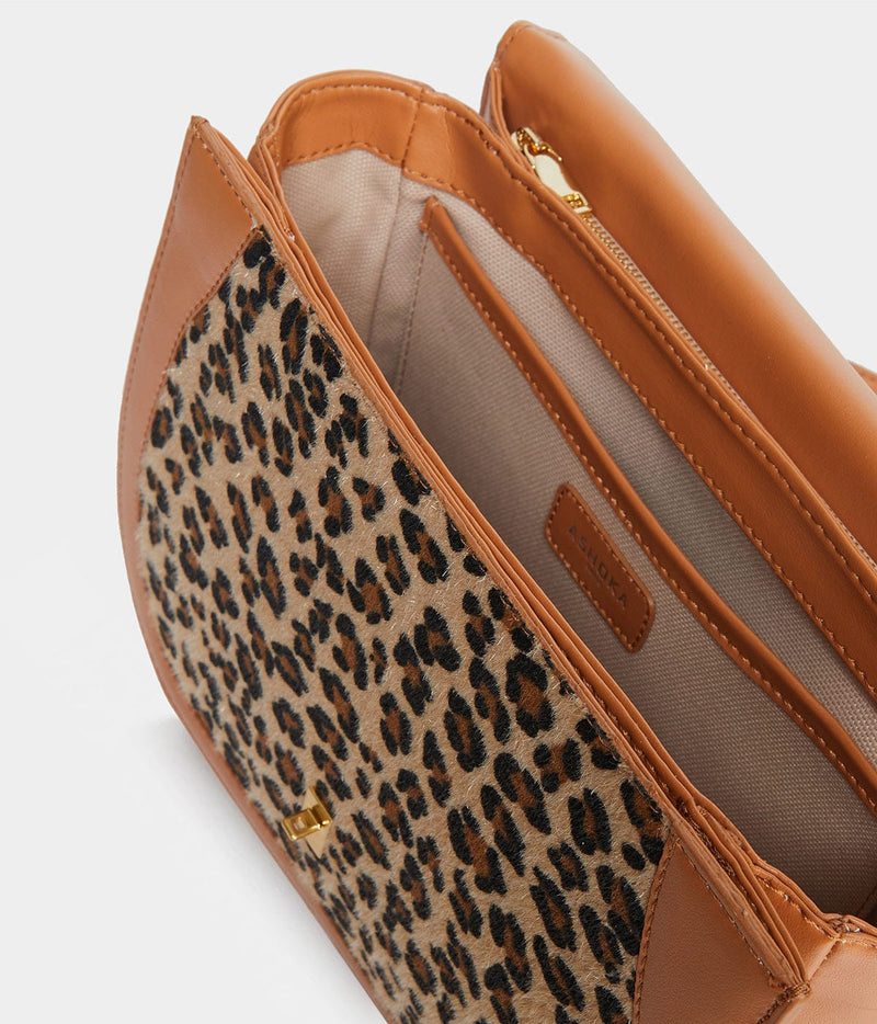 ASHOKA Paris Sac Marilyn Amazone Léopard & Apple Skin