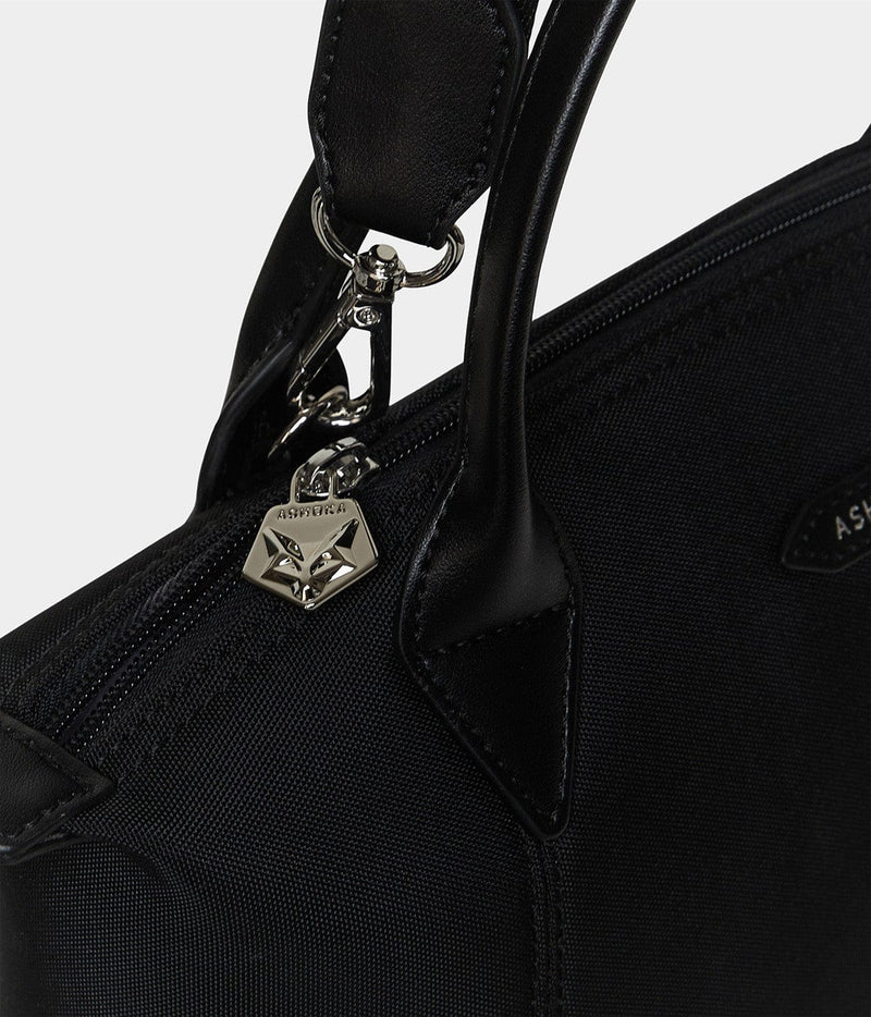 ASHOKA Paris Sac Pretty Apple Skin et Nylon recyclé noir